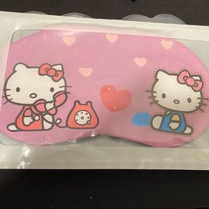 Purple hello kitty eye mask
